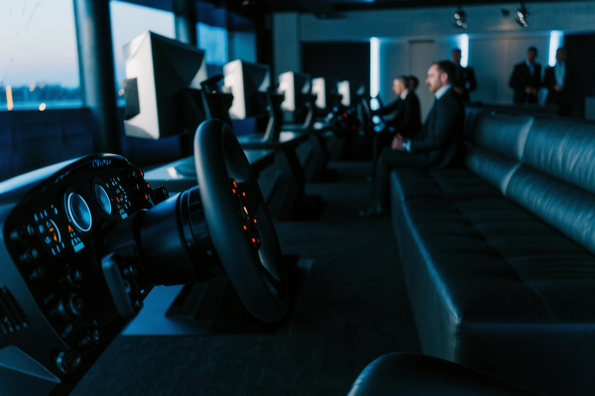 Featured image for Corporate Racing Simulator Event: Accelerating Team Building showing sim racing content
