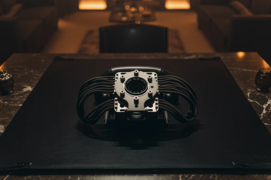 Featured image for Maximizing Performance with a Racing Wheelbase showing sim racing content