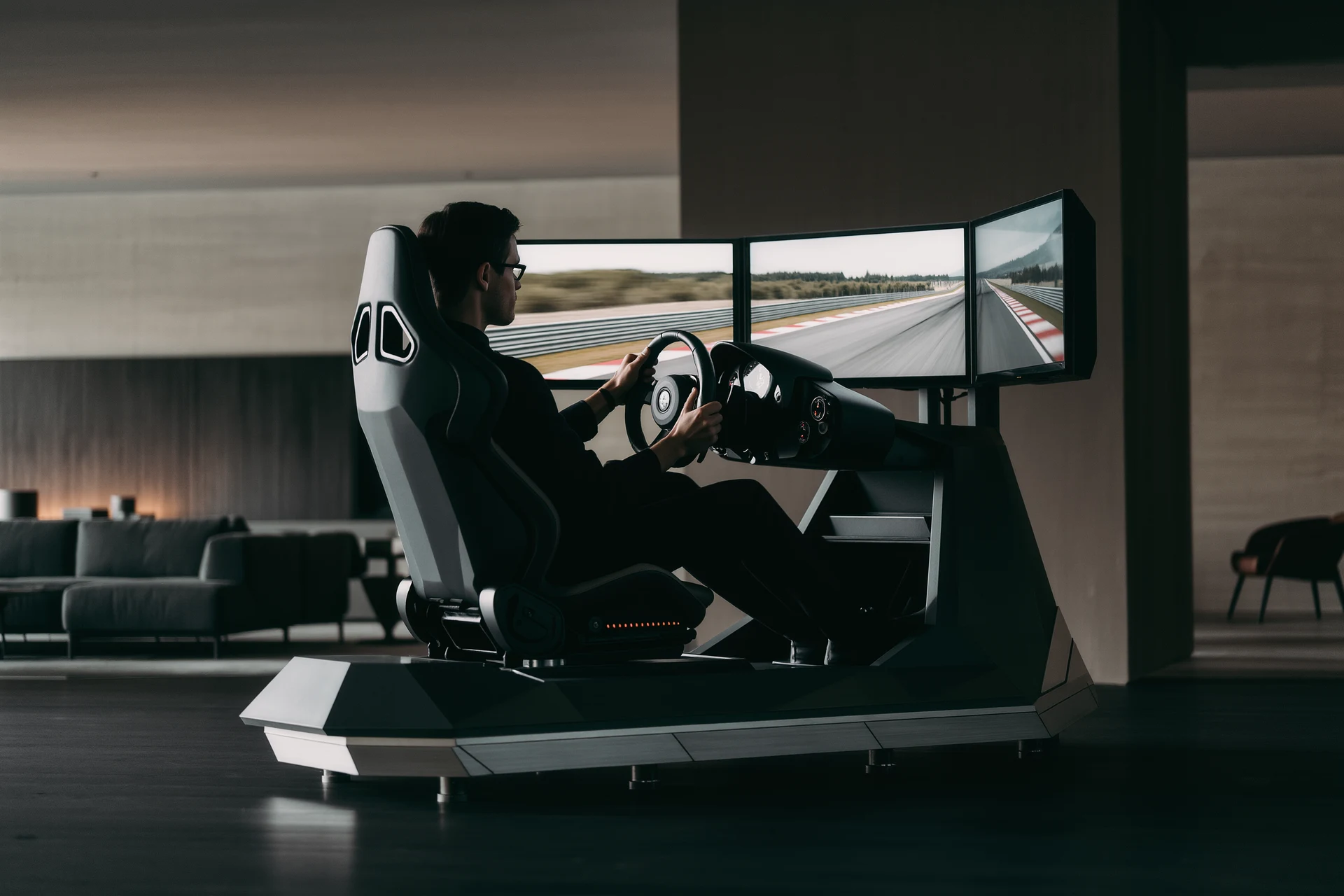 Featured image for Motion Ready Cockpit: The Future of In-Car Technology showing sim racing content