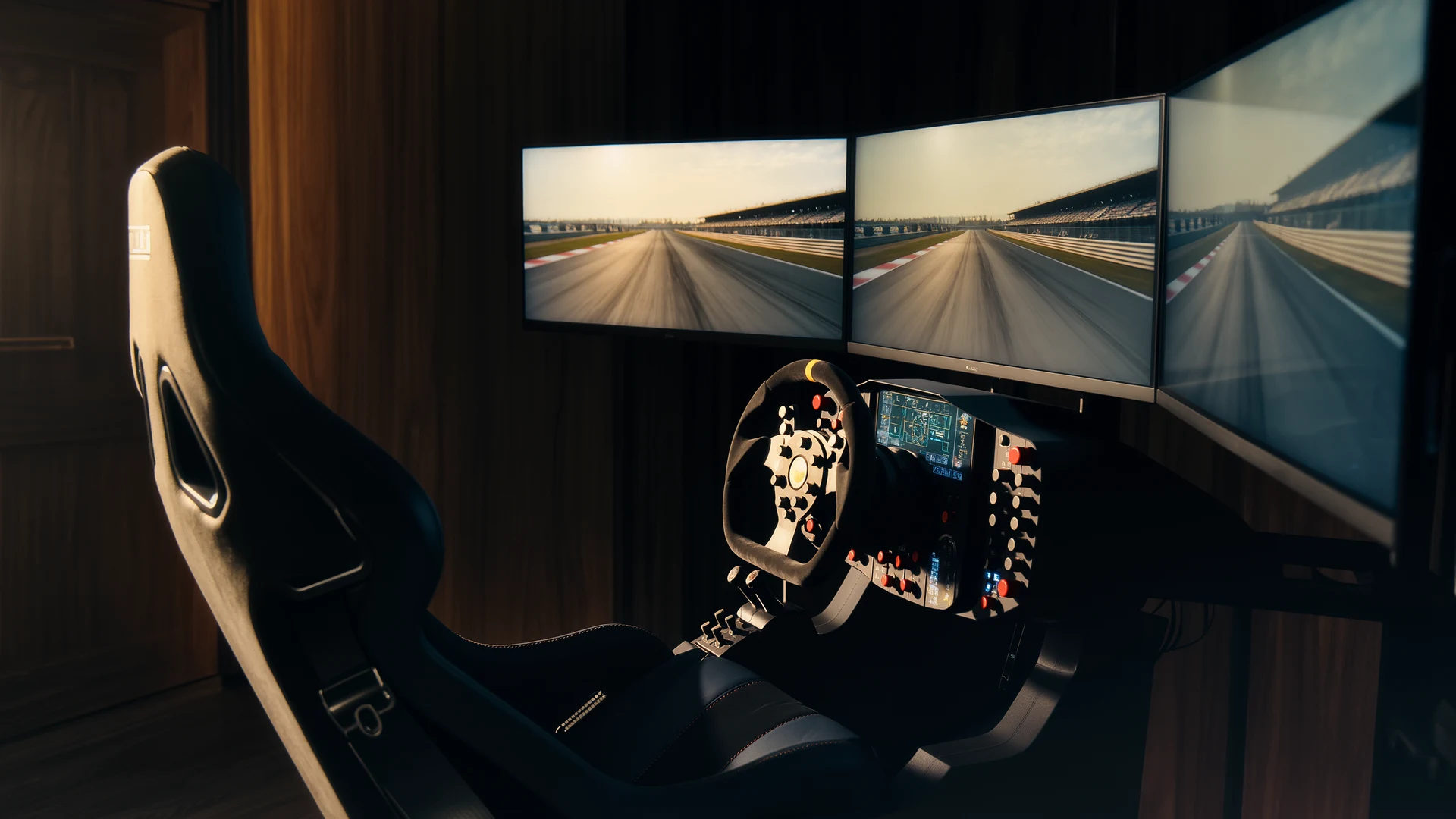 Featured image for Revving Up: Latest Racing Simulator News showing sim racing content
