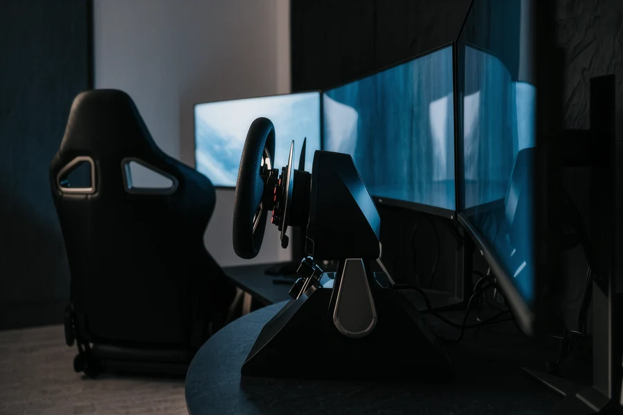 Featured image for The Elite World of Sim Racing: Professional Drivers Share Their Secrets showing sim racing content