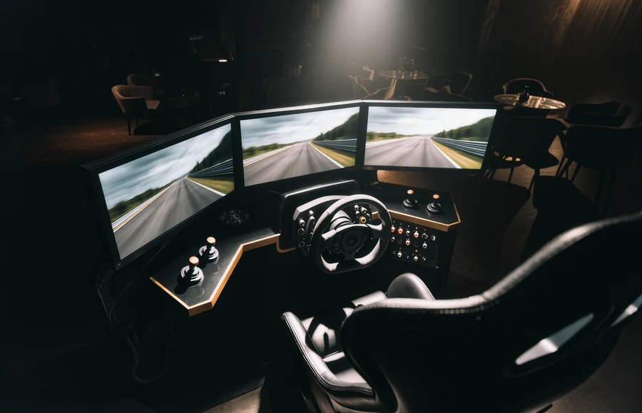 Featured image for The Ultimate Guide to Assetto Corsa Racing showing sim racing content