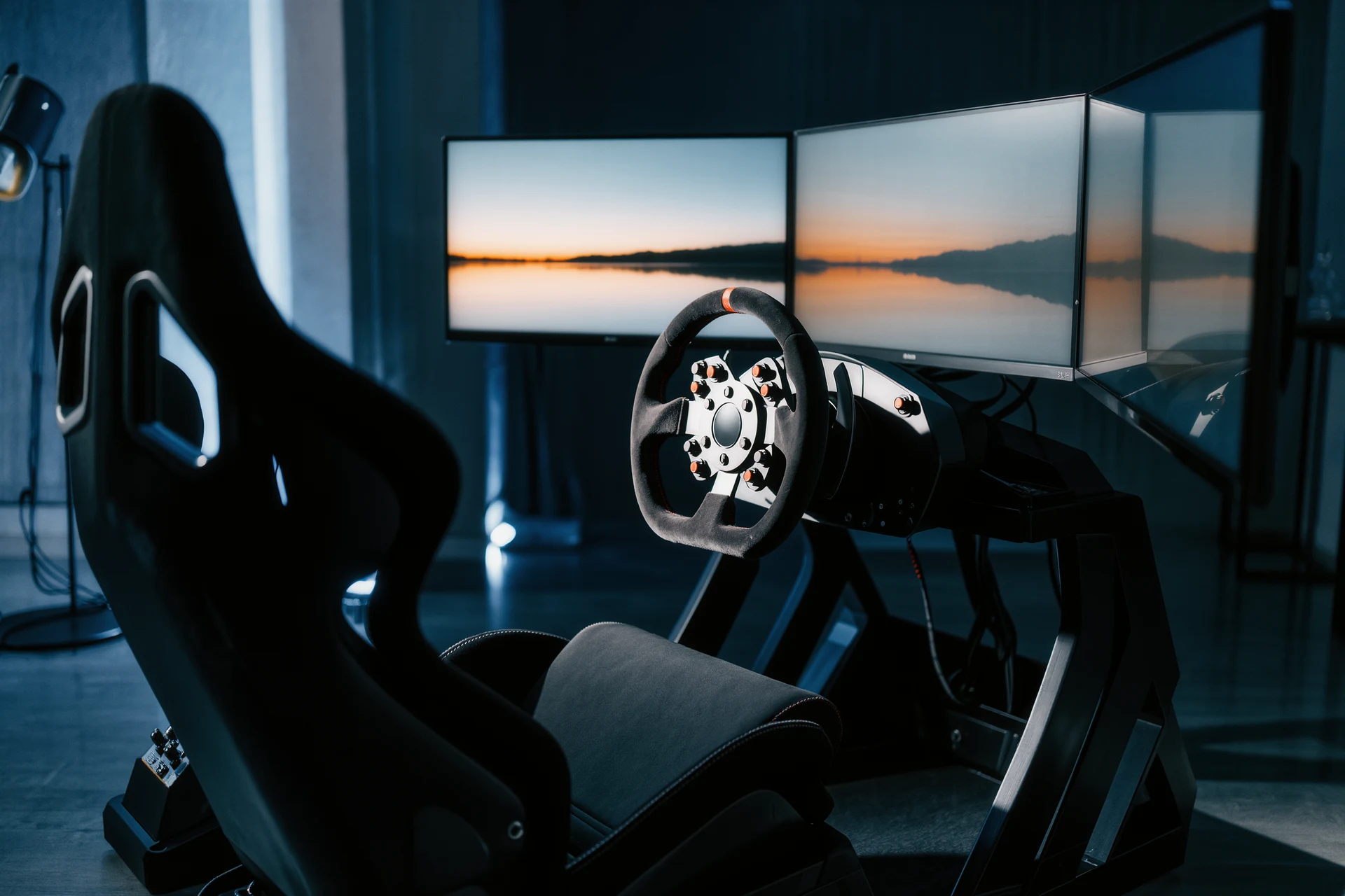 Featured image for Ultimate Racing Simulator Setup: The Key to Realistic Racing Experience showing sim racing content