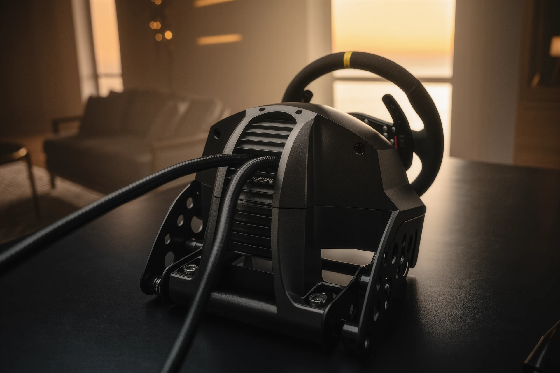 Featured image for Unleash Your Racing Potential with Direct Drive Wheelbase showing sim racing content