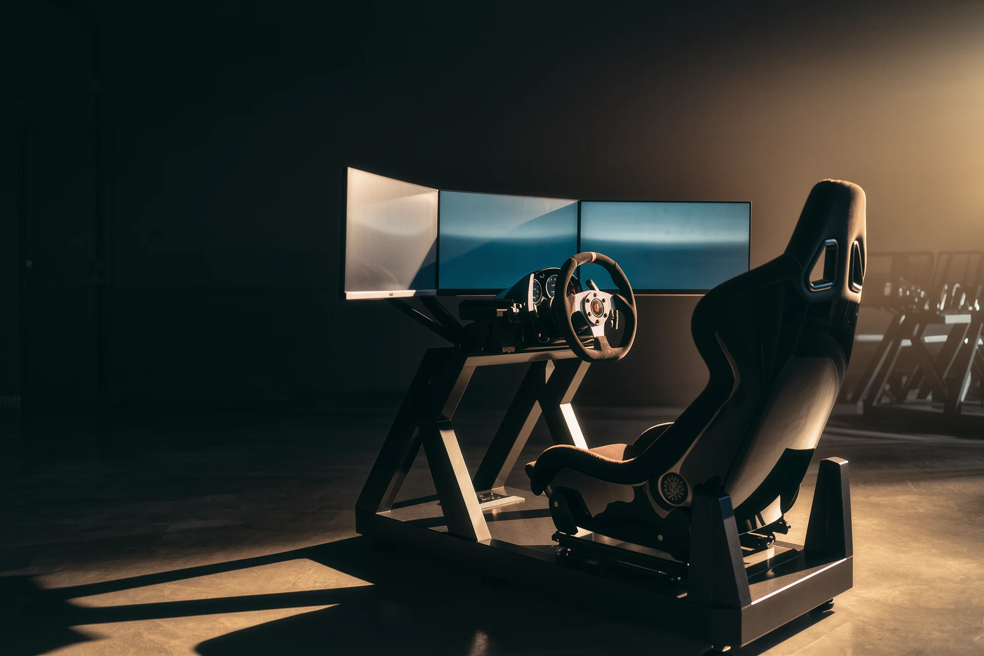 Featured image for Upgrade Your Racing Experience with a Premium Cockpit showing sim racing content